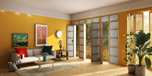 An attempt on a 60s living room