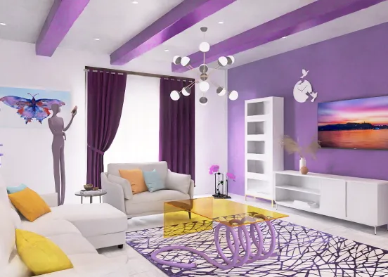 purple is my best  Design Rendering