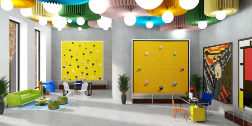 Graphics designer interior design office 🧮