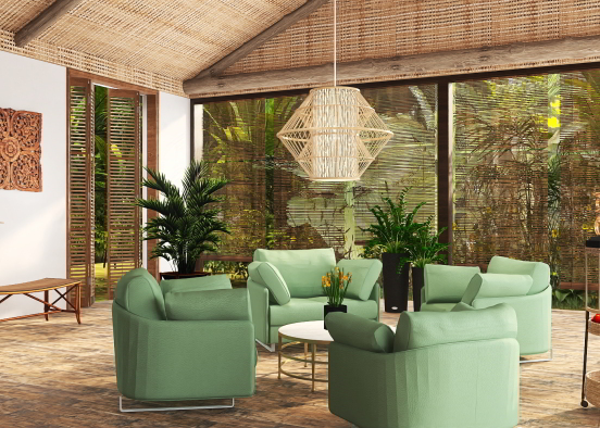 The outdoors meets the indoors Design Rendering