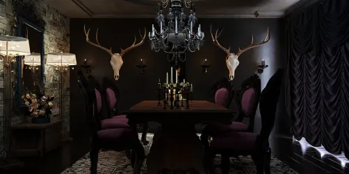 Gothic dining room