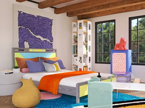Graphic Decor Bedroom