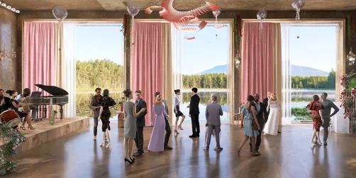 Ballroom with view 