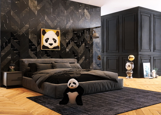 Mr.PANDA room ♟️ Design Rendering