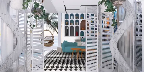 Casinha numa encosta da Grécia 