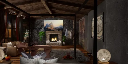 cozy cabin date night