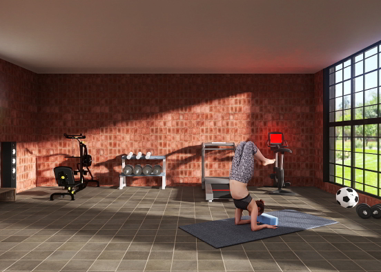 The gym  Design Rendering