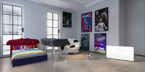 Salle des deux goats du football 