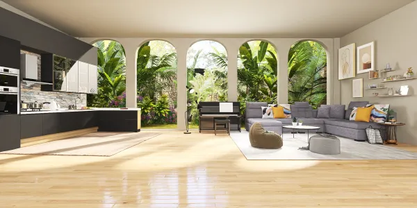 Professional interior design created with Homestyler 3D design software