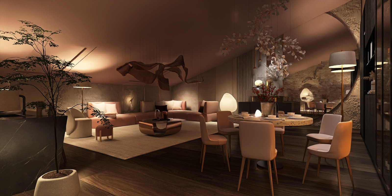 For My Dearest Shalima
Mocha Mousse Dusk Sanctuary