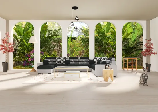 Dream living rooms Design Rendering