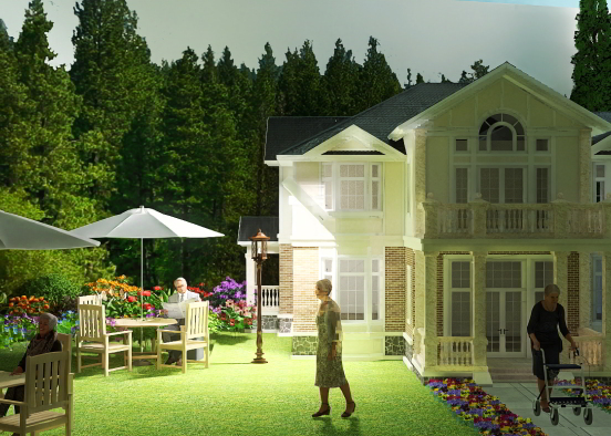 Private Assisted Living Retirement Home.... Design Rendering