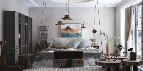 Tropical bedroom 👒🌿🌾🪴🍃