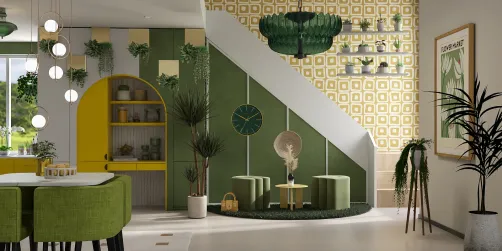 mellow green & yellow 