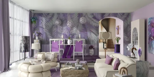 Lilac and Cream 