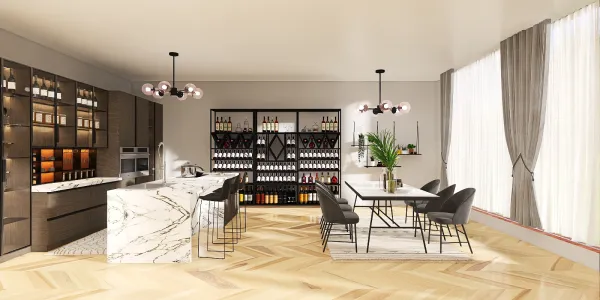 Professional interior design created with Homestyler 3D design software