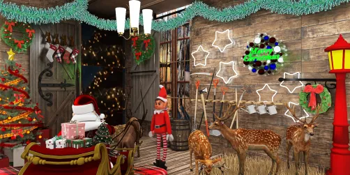 Reindeer Barn 🎅🦌🎄🎁