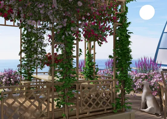 Nothing better than sitting by the sea. Design Rendering