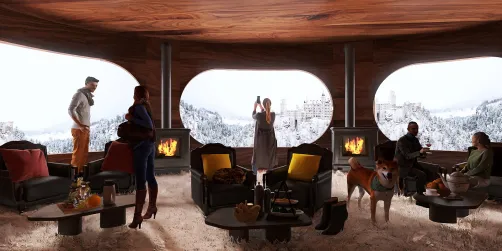Ski Lodge- Joyful View