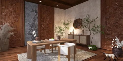 Modern Japanese Dining Room....