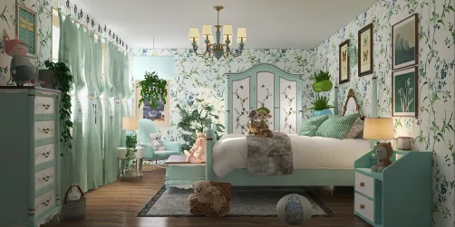 A French room for my little girl.
