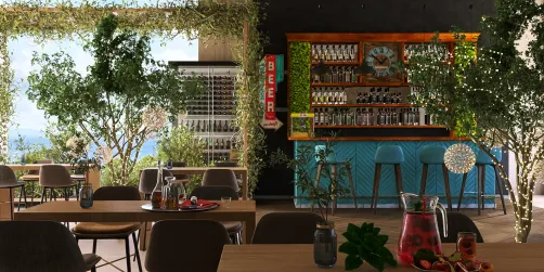 Beer garden 
