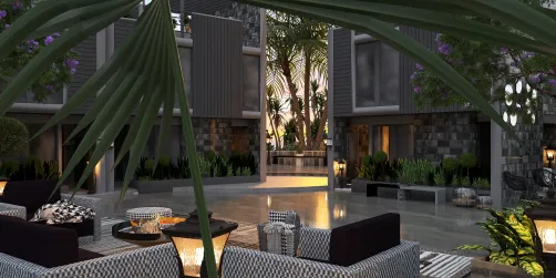 Tropical Modern Oasis: challenging w/ Arwen 