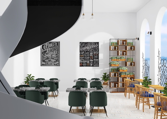 Cafe01 Design Rendering