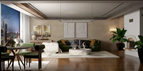 Dining and living room 