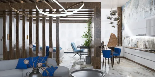 Modern studio apartment