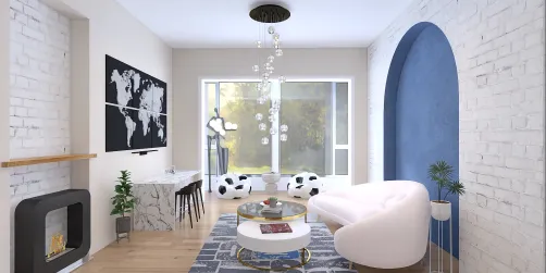 Living room of a modern house