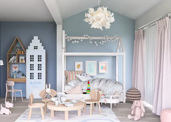 Sweet kid's room 🩷🩷🩷💮💮💮💕 Design Rendering