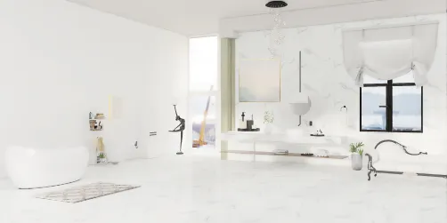 baño elegante y moderno 