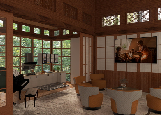 Chinese House
 Design Rendering