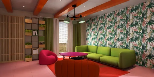 green and red