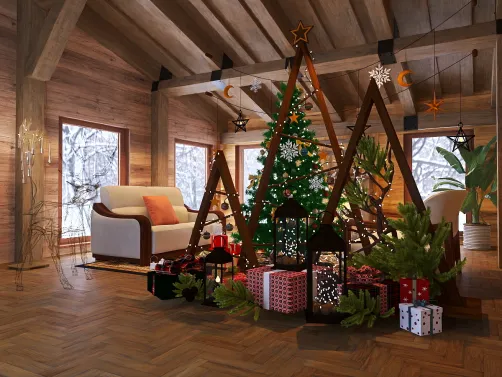 Christmas cabin