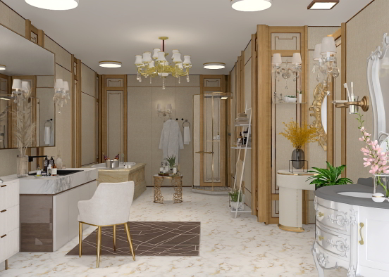 Dream bathroom 🛁🛀🚿   LUXURY BATHROOM  Design Rendering