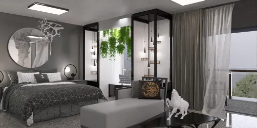 room with balcony