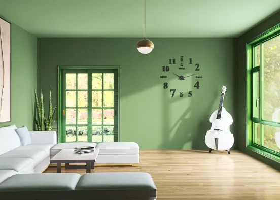 Sunroom/living room Design Rendering