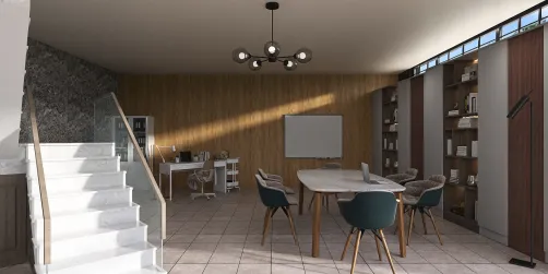 Basement office 