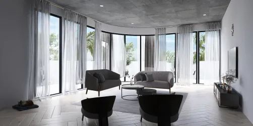 Modern living room 🖤