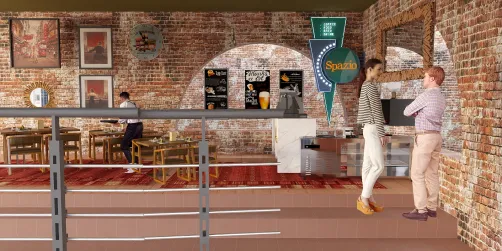 Spazio’s pizza