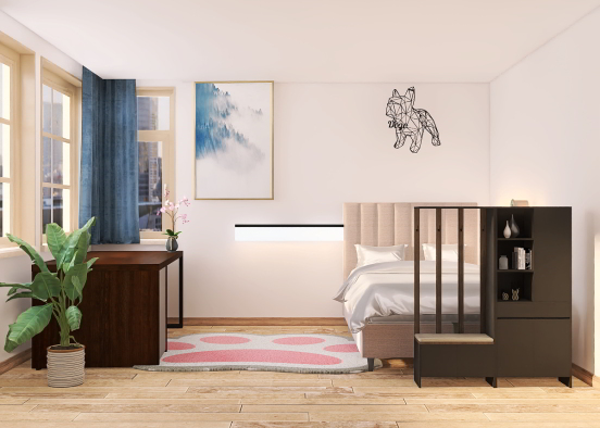 My Dream Bedroom Design Rendering
