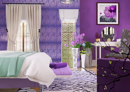 Relax in purple Design Rendering