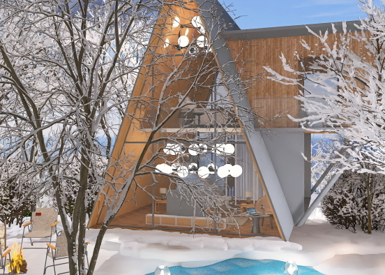 Snowy Scandi ❄️ Design Rendering