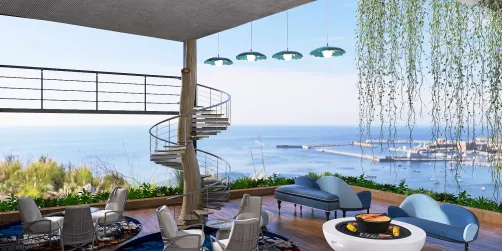 Modern Pergola on the Bay