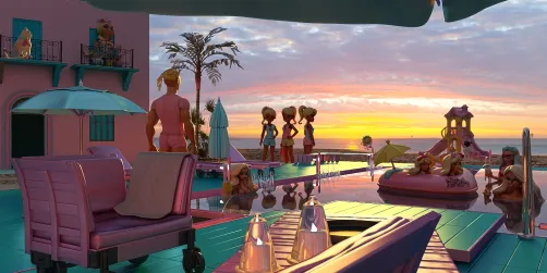 Ontspan met de Barbie Familie