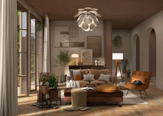 # Cozy scandinavian Renderização de Design