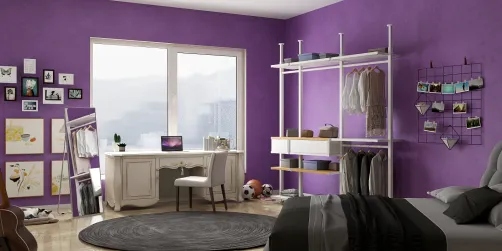 Sporty, smart and fashionable persons room