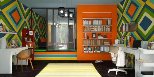home studie art kamer
